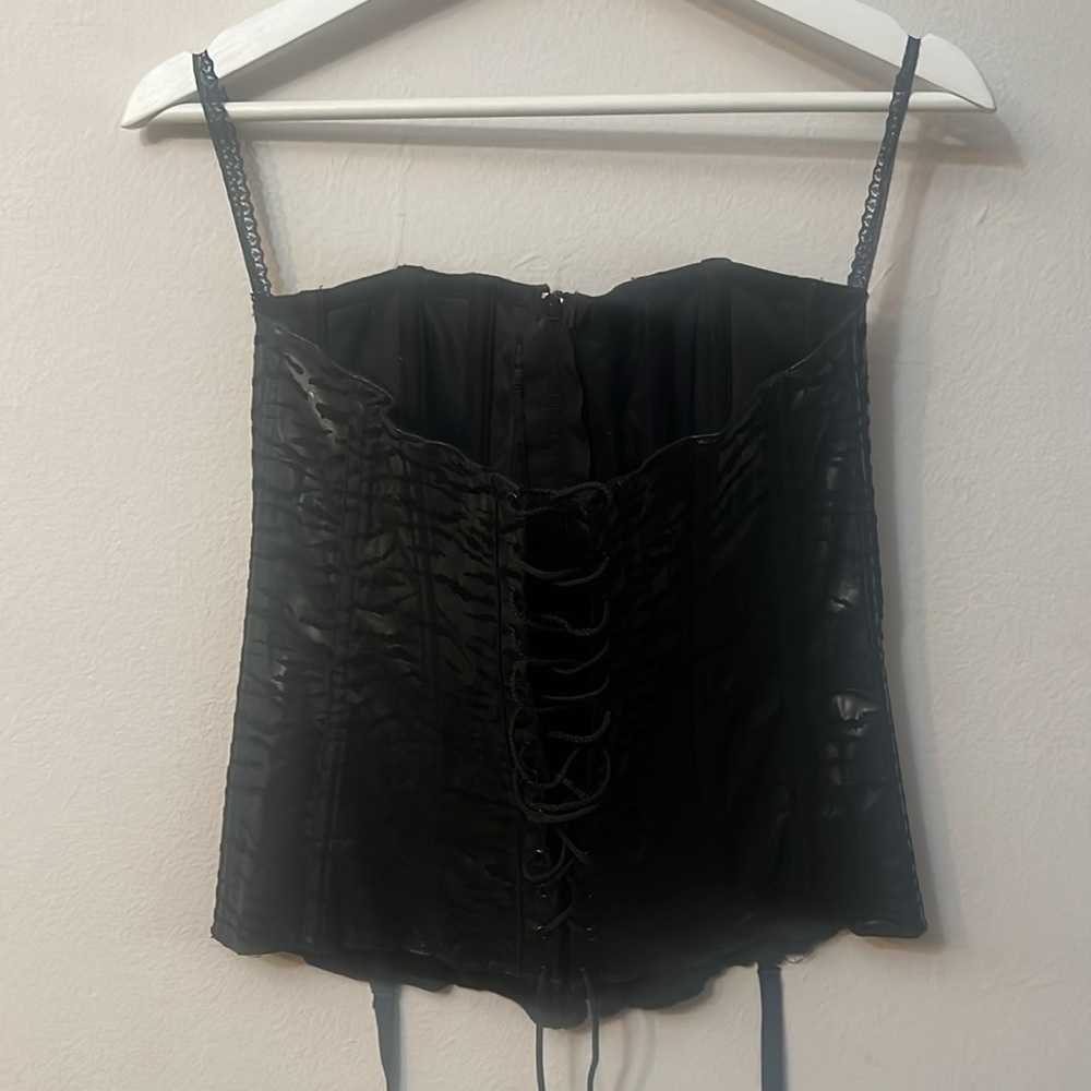 Vintage Frederick of Hollywood corset size 36 WITCHY steampunk Y2K